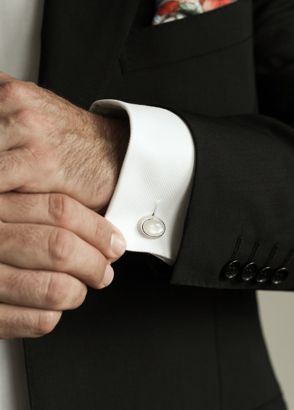 Mystic Garden kalvosinnapit valkoinen