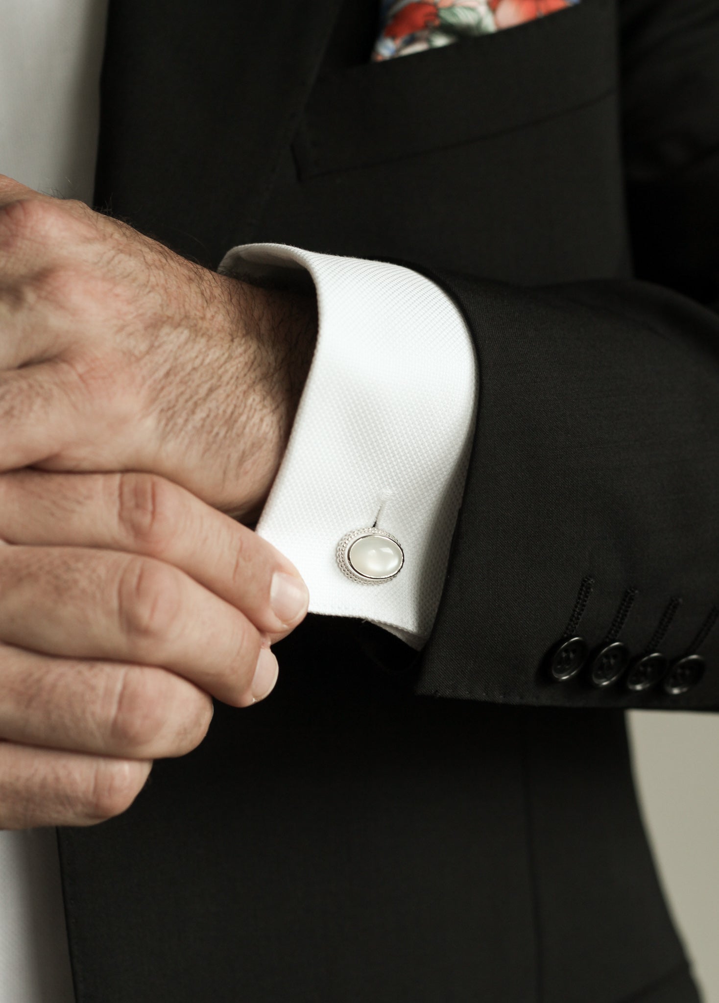 Mystic Garden kalvosinnapit valkoinen